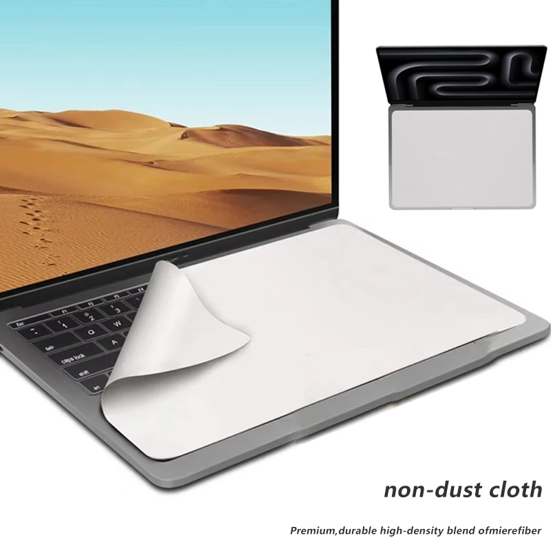 Keyboard Cover - 13 14 15 16インチクリーニングクロス、スクリーンクリーニングクロス、キーボード保護用マイクロファイバー、ノートパソコン、MacBook 13 -