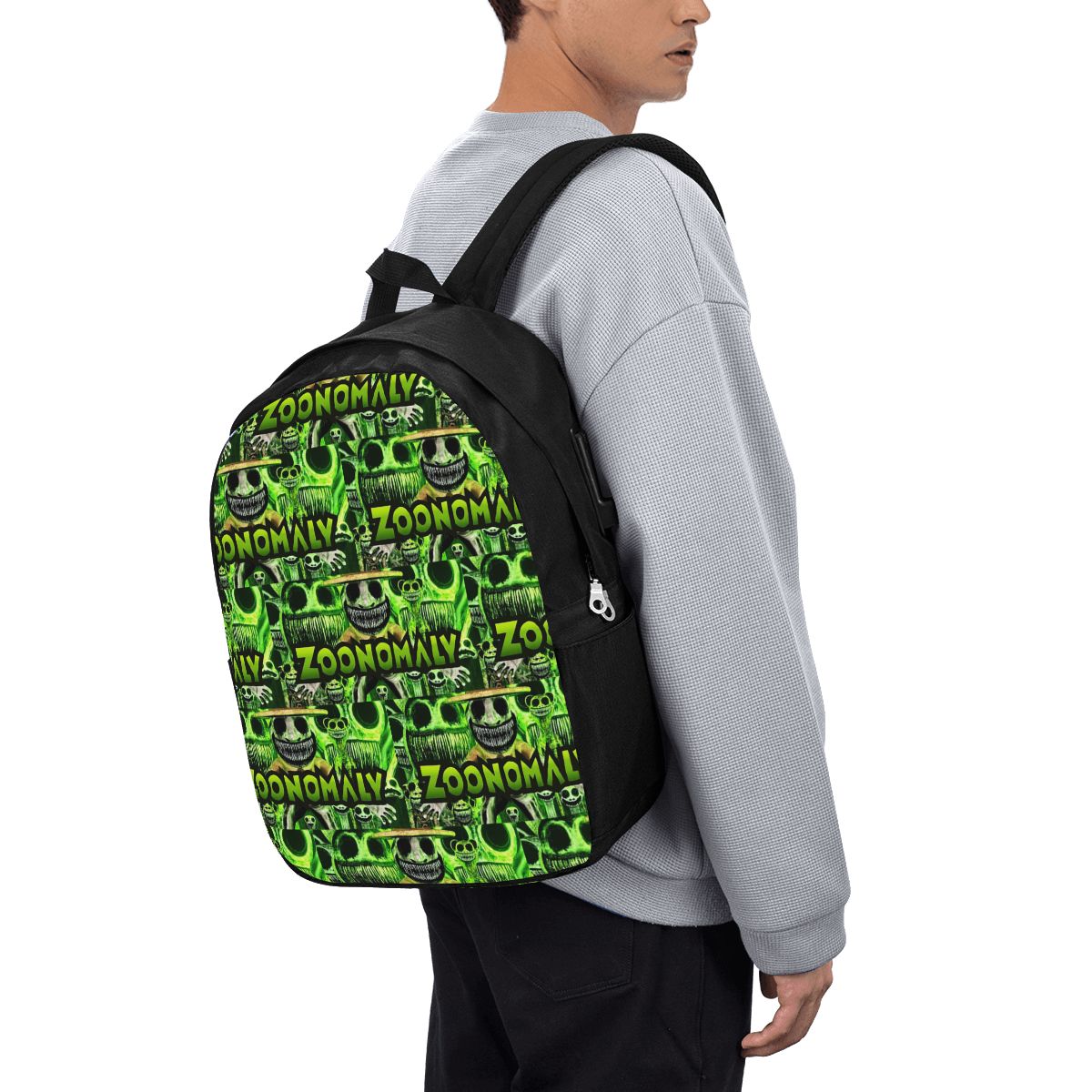 Laptop Bag - Zoonomaly 漫画スチームゲームバックパック旅行ノートブックバッグコンピュータ大学生スクールバッグラップトップショルダーバッグ男性女性用
