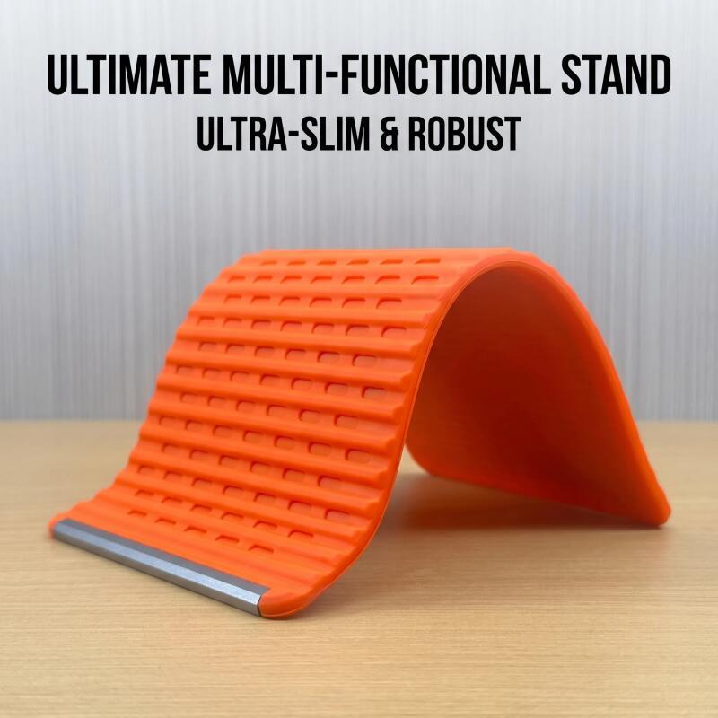 Laptop Stand - クリエイティブな折りたたみ式携帯電話スタンド - 柔軟に変形するデスク用タブレット・ノートパソコンホルダー 旅行用アクセサリー