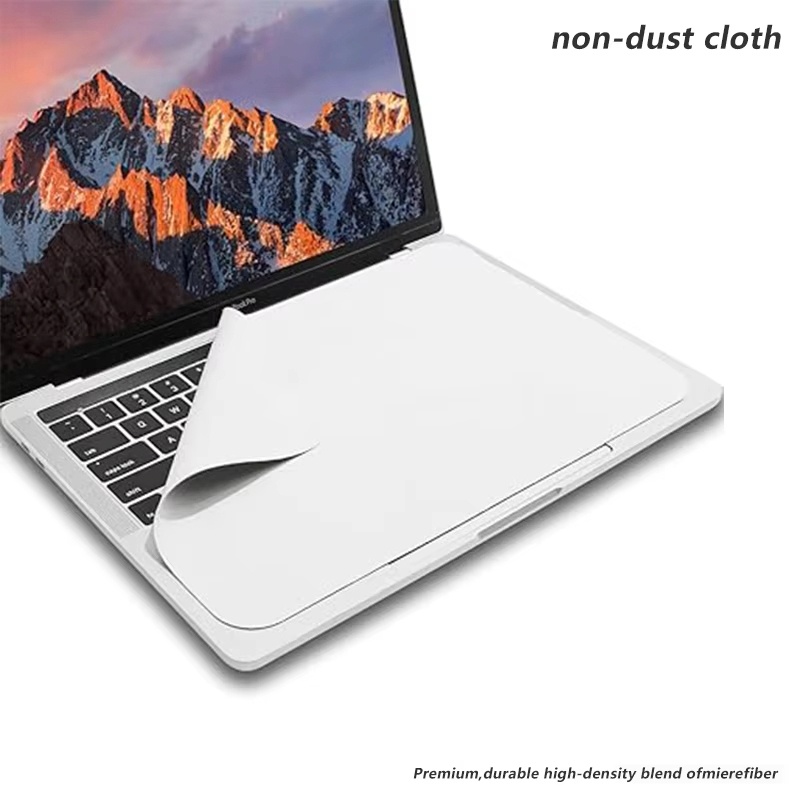 Keyboard Cover - スクリーンクリーニングクロスキーボード保護マイクロファイバー防塵クリーニングクロス MacBook 13 14 15 16