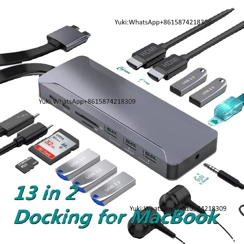 ホットセール中 デュアルディスプレイ対応 Type-C to - Usb Hub のレビューと価格