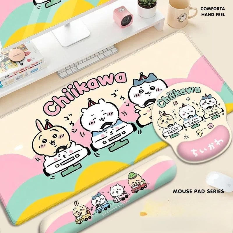 アニメ漫画かわいいちいかわうさぎリストガードマウスパッドオフ - Keyboard Cover のレビューと価格