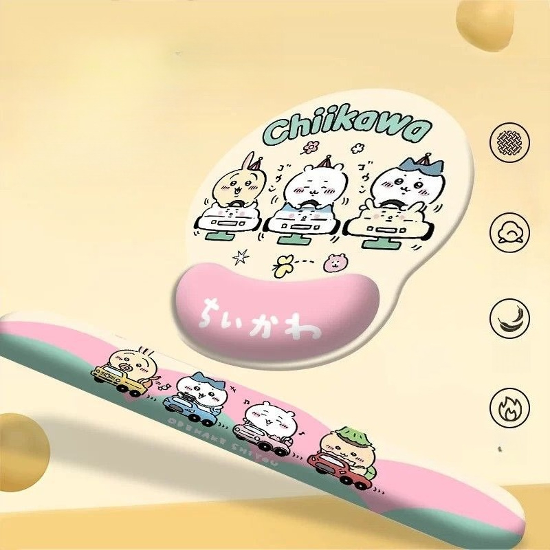 アニメ漫画かわいいちいかわうさぎリストガードマウスパッドオフ - Keyboard Cover のレビューと価格