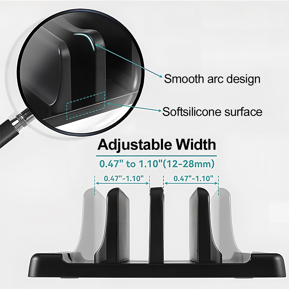 オフィス ABS ラップトップスタンド 垂直に置くとデスクス - Laptop Stand のレビューと価格