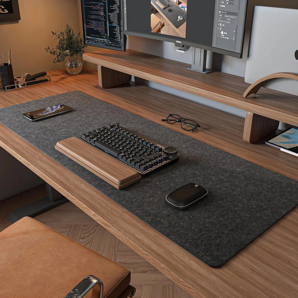 フェルトデスクマット コンピューターマット デスク用(31. - Keyboard Cover のレビューと価格