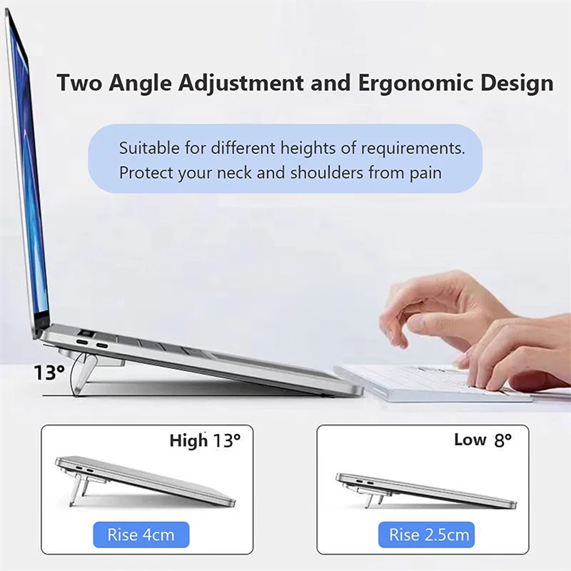 調整可能な折りたたみ式ノートパソコンスタンド ミニ脚 超薄型 - Laptop Stand のレビューと価格