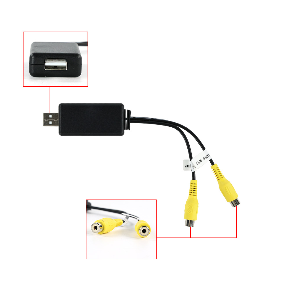USB - CVBS RCAビデオ出力アダプターボックス H - Hdmi Cable のレビューと価格