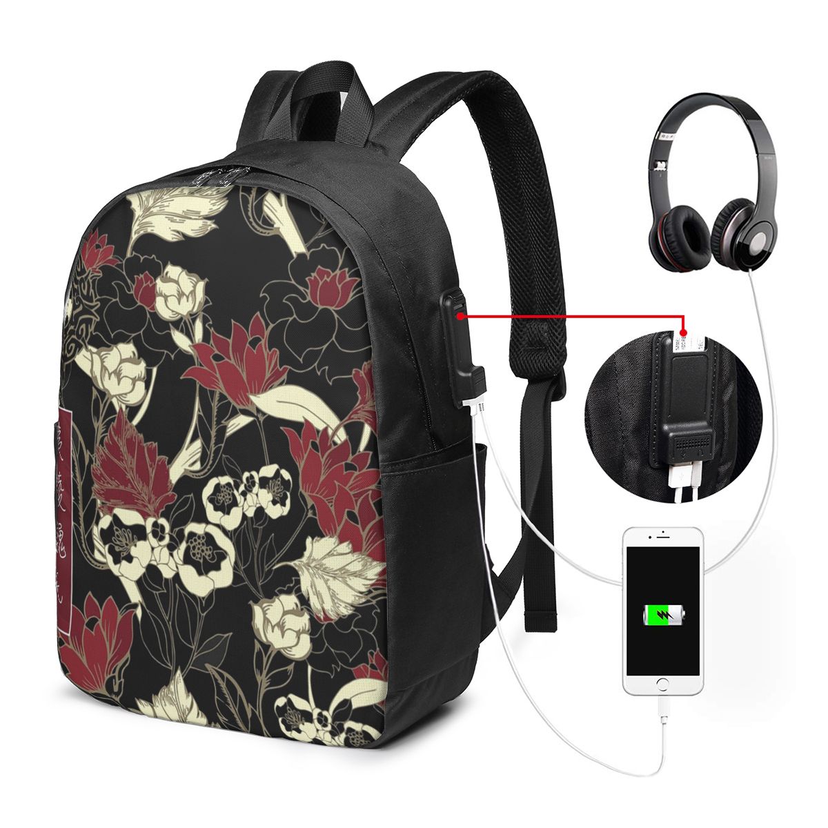 悪魔的な栽培者たちのためのバックパック、旅行用ノートバッグ、 - Laptop Bag のレビューと価格