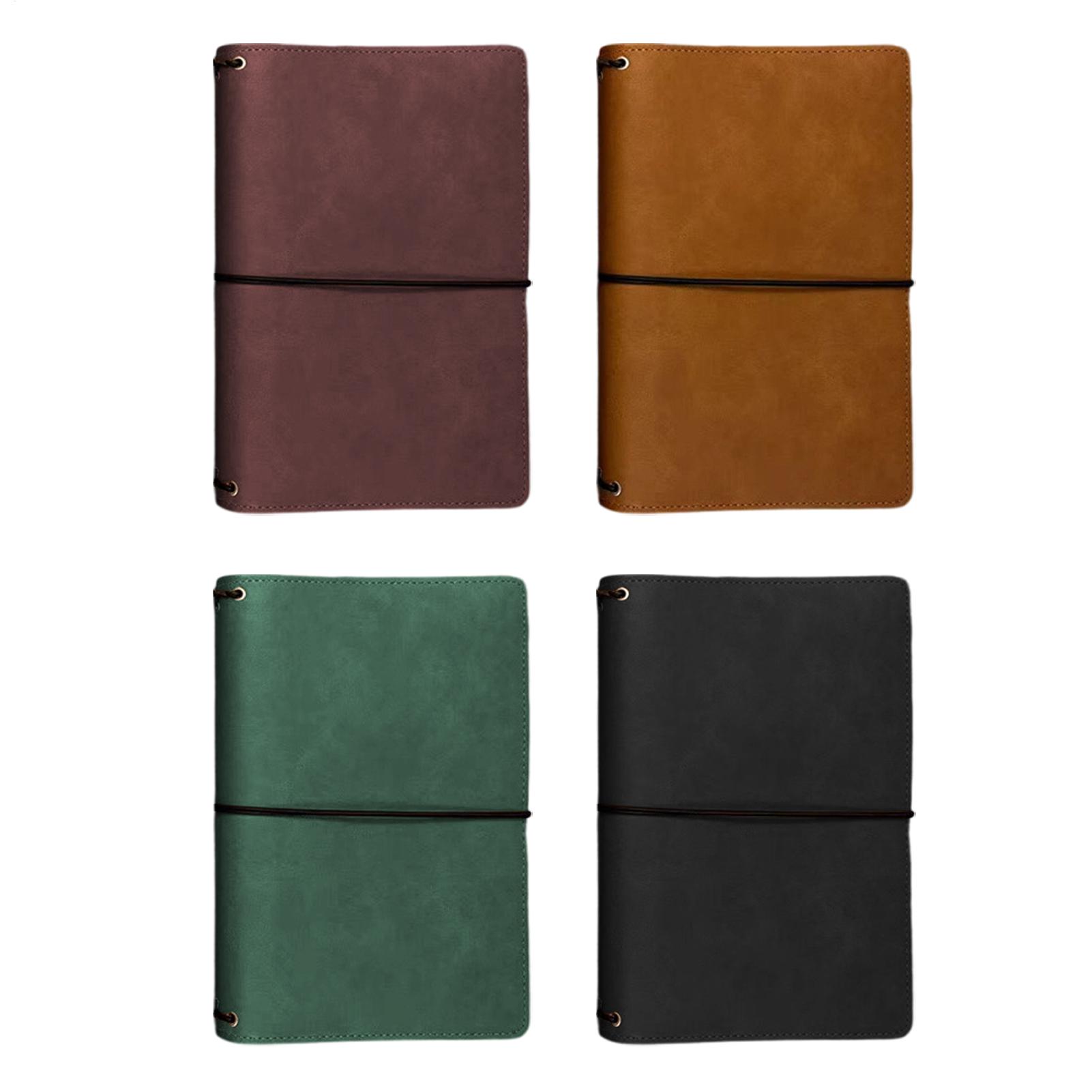 A5サイズのジャーナルカバー。ヴィンテージ風のPUレザー製。 - Laptop Sleeve のレビューと価格