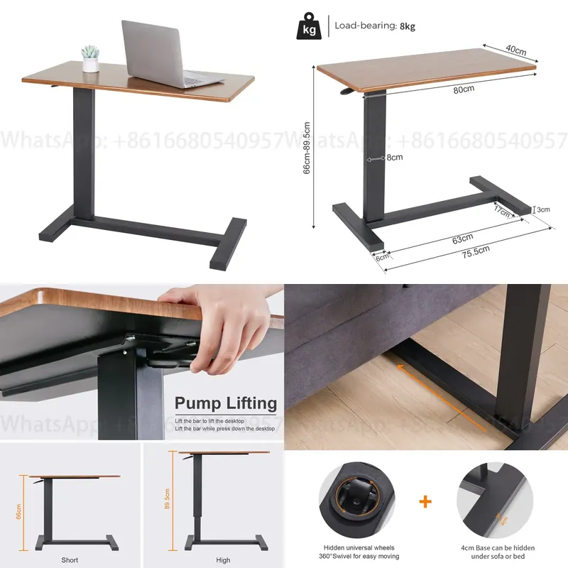 移動式ベッド上ノートパソコンテーブル、オフィス、家庭、医療機 - Laptop Stand のレビューと価格